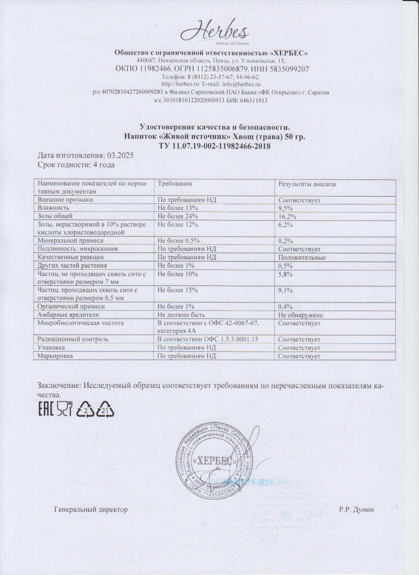 Паспорт №032025